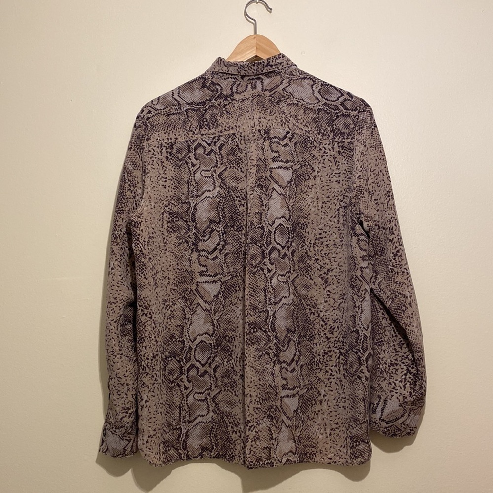 Gerard Darek Paris snake print silk button down blouse. Very good condition 40 - Picture 5 of 9